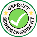 Geprüft Seniorengerecht Logo